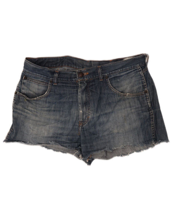 Shorts jeans Wrangler feminino Montana W34 grande azul
