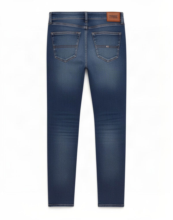Tommy Hilfiger Masculino Scanton Slim Jeans W30 L30 Azul Algodão