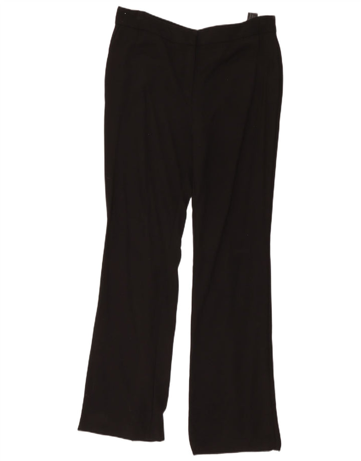 Calça feminina Bootcut Massimo Dutti W34 L32 preta viscose