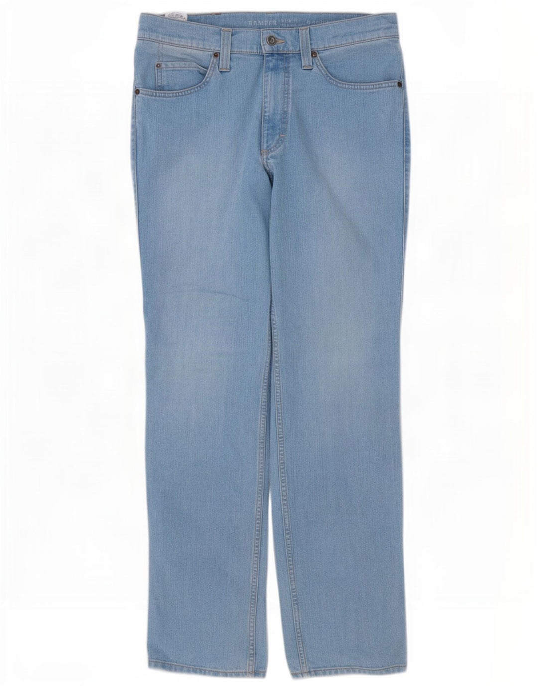 Mustang Mens Tramper Straight Jeans W33 L34 Azul Algodão