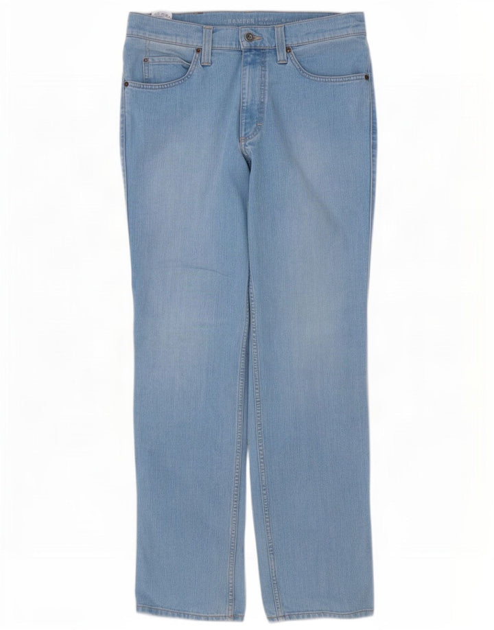 Mustang Mens Tramper Straight Jeans W33 L34 Azul Algodão