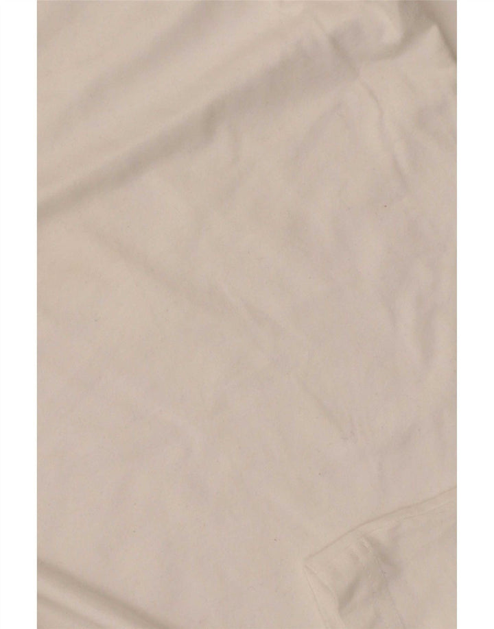 Camiseta masculina Crew Clothing Top grande algodão branco