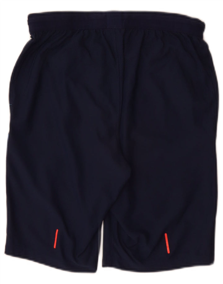 Shorts esportivos gráficos masculinos Nike médio azul marinho colorblock