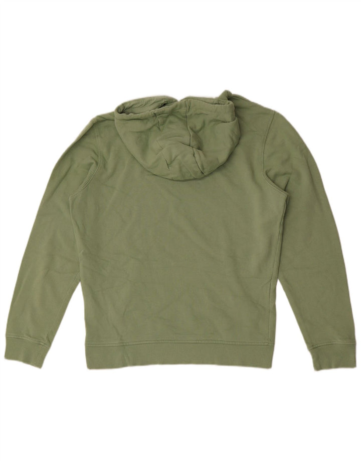 Lyle & Scott moletom com capuz masculino médio algodão verde