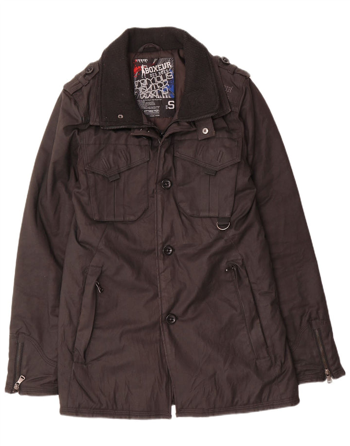 Jaqueta utilitária masculina Boxeur Des Rues UK 36 poliéster preto pequeno