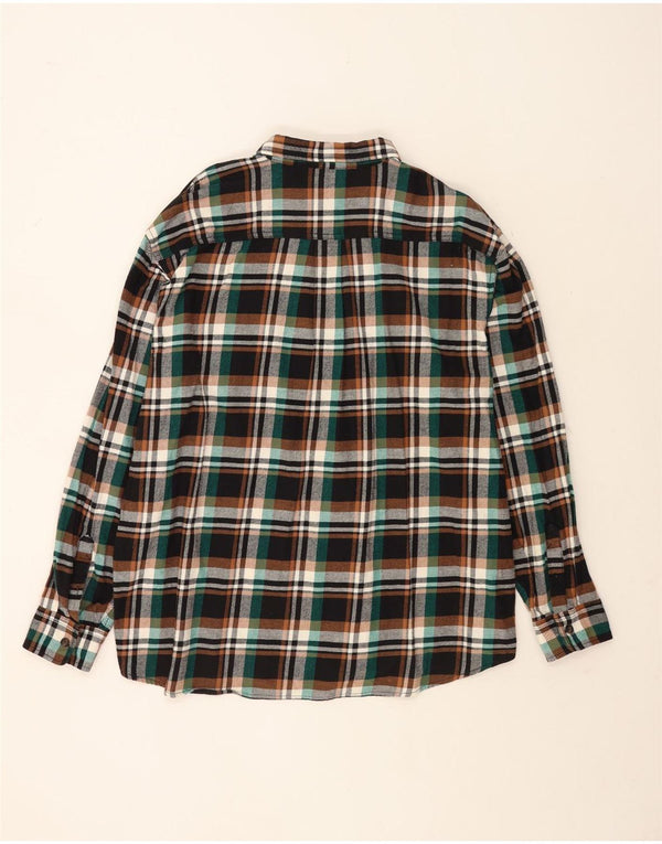 DICKIES Mens Flannel Shirt 2XL Multicoloured Check Cotton