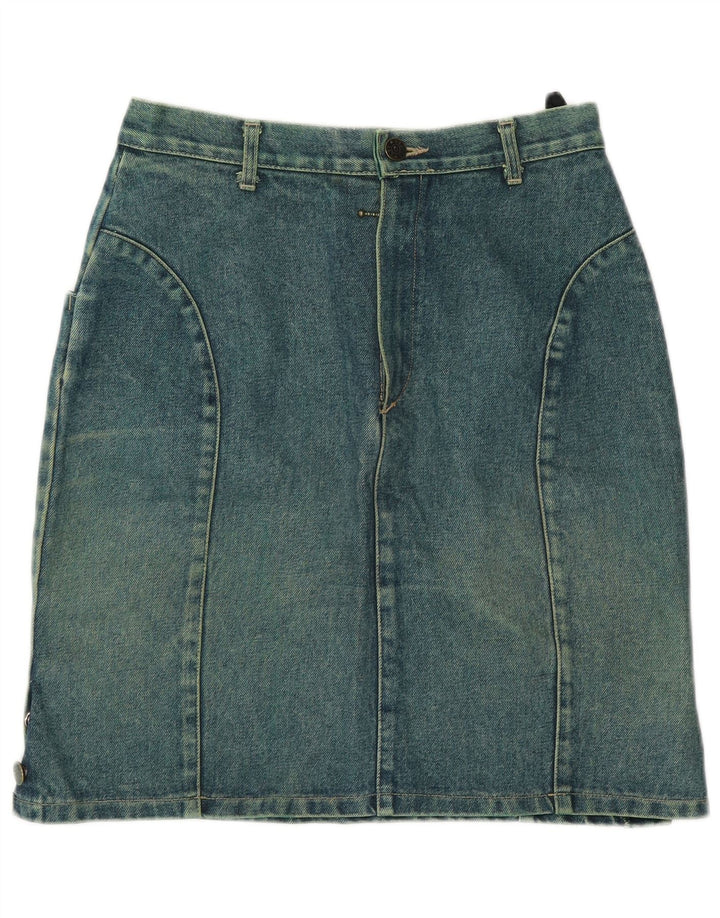 Saia jeans feminina Lee Cooper IT 42 médio W26 algodão verde