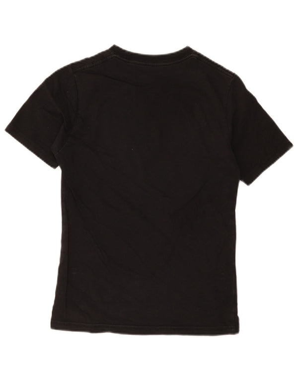 Camiseta Vans Boys Custom Fit Graphic 8-9 Anos Pequeno Algodão Preto