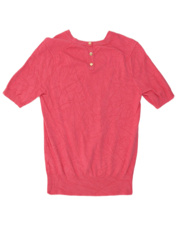 Camiseta feminina Zara UK 16 grande rosa
