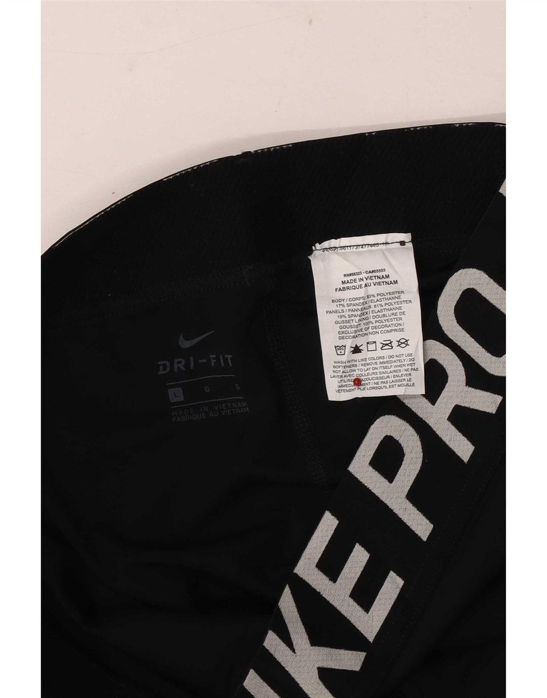 Leggings Nike Femininas Graphic Grande Poliéster Preto