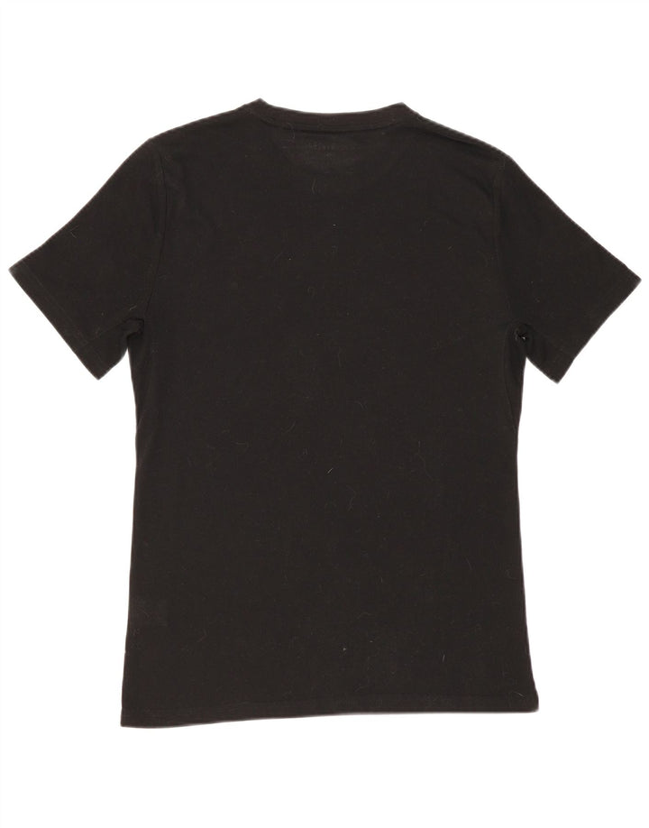 CALVIN KLEIN Mens Golf T-Shirt Top Pequeno Poliéster Preto