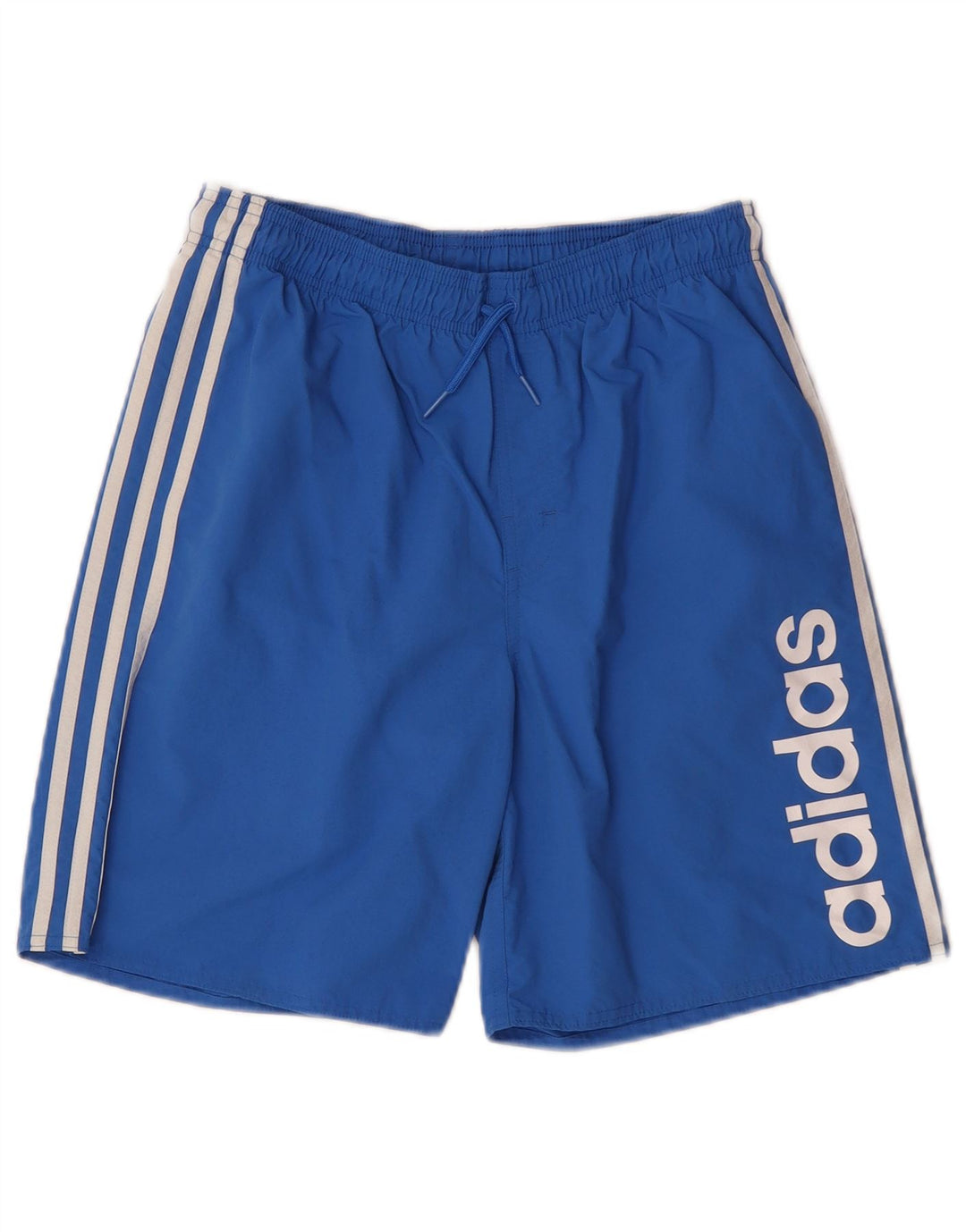 Shorts esportivos gráficos Adidas meninos 15-16 anos azul poliéster