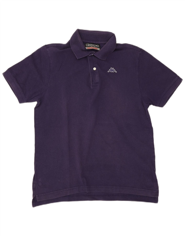 Camisa polo masculina Kappa de algodão azul marinho médio