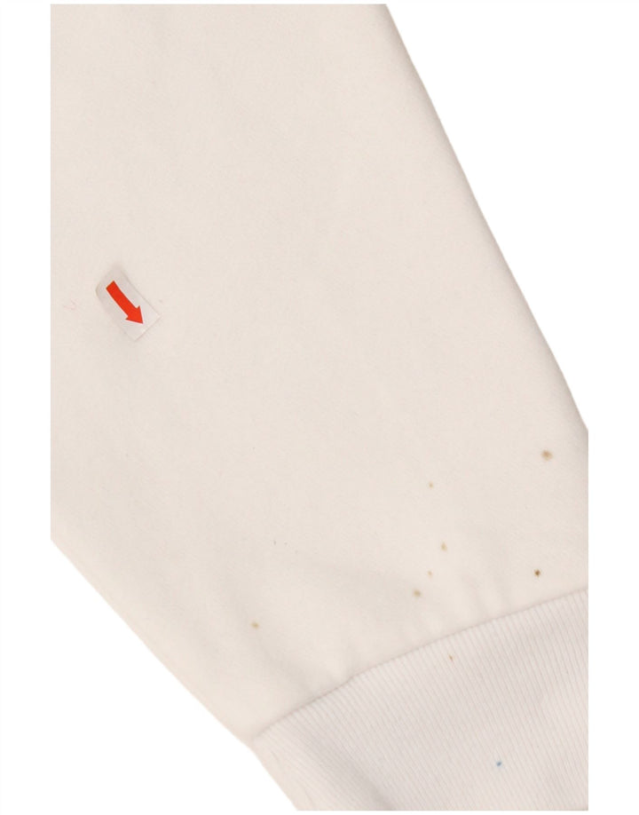 HOLLISTER moletom com capuz masculino grande algodão branco