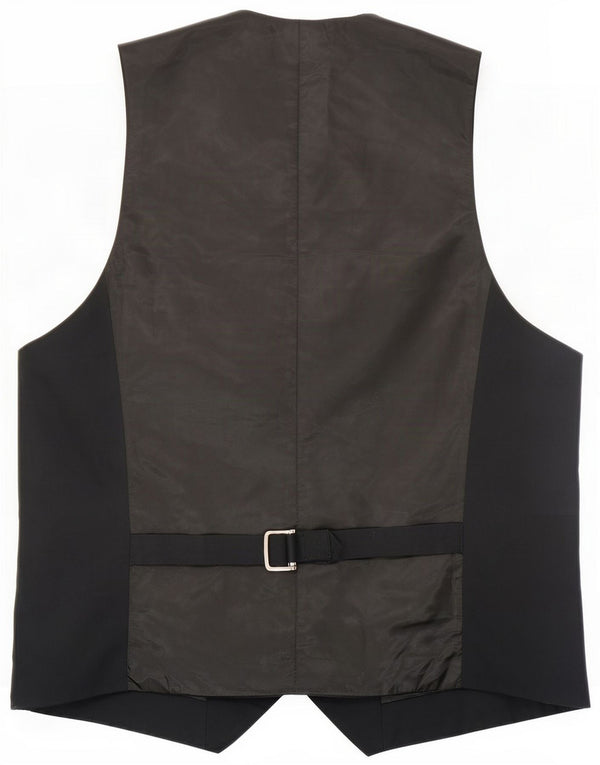Colete masculino vintage 2XL algodão preto