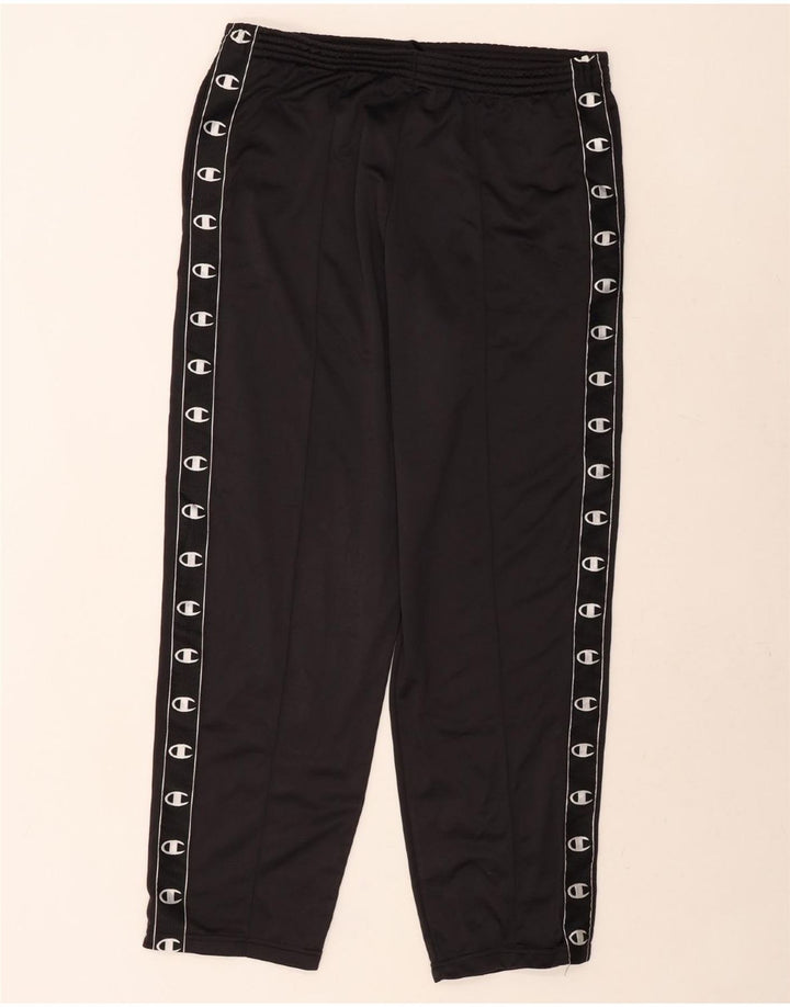 CHAMPION Mens Tracksuit Trousers XL Black Vintage Champion and Second-Hand Champion from Messina Hembry 
