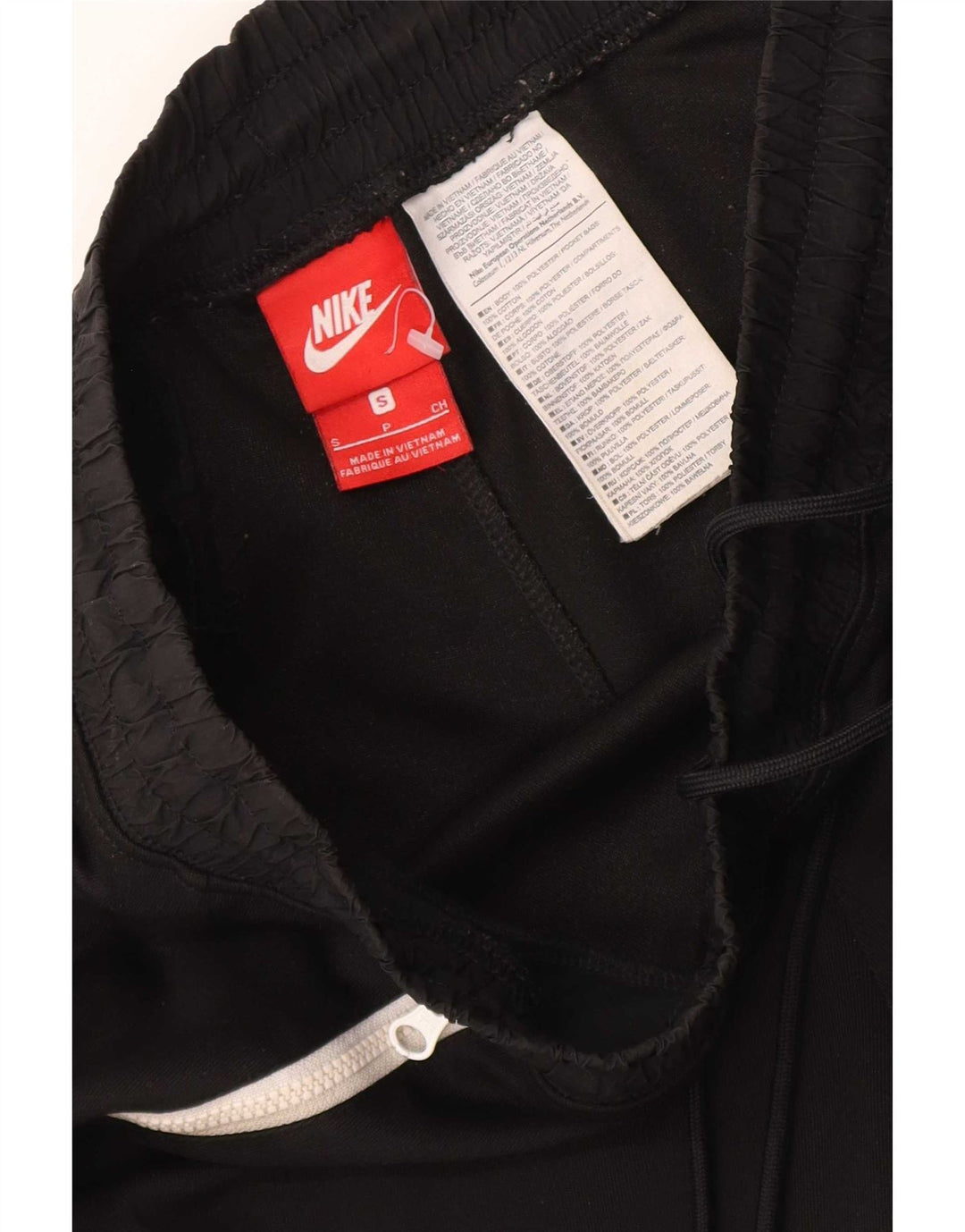 Nike Mens Treino Calças Joggers Pequeno Poliéster Preto
