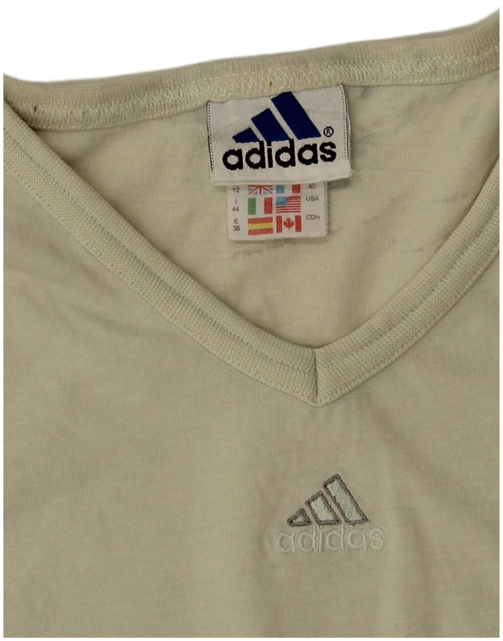 Camiseta Adidas Feminina Top UK 12 Médio Bege