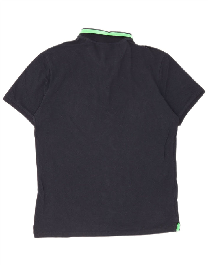 Camisa polo masculina Champion pequena azul marinho