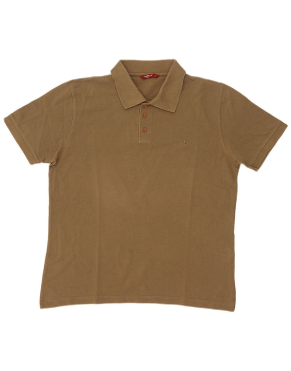 Camisa polo masculina Carrera grande algodão verde