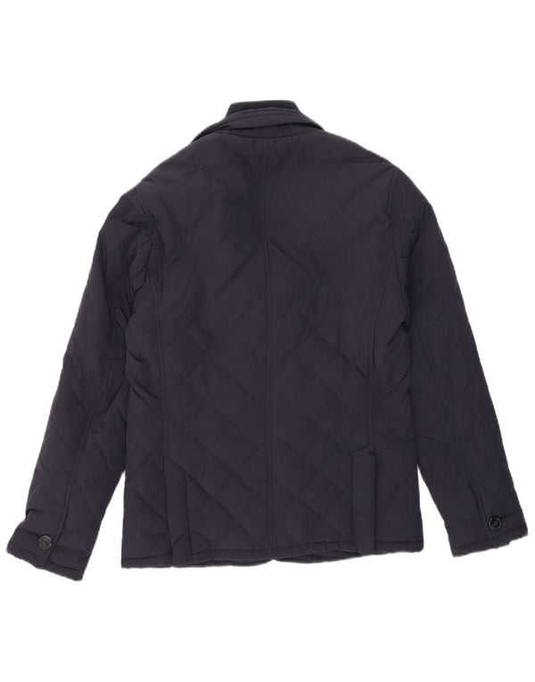 Jaqueta acolchoada masculina Kappa UK 34 XS azul marinho poliéster