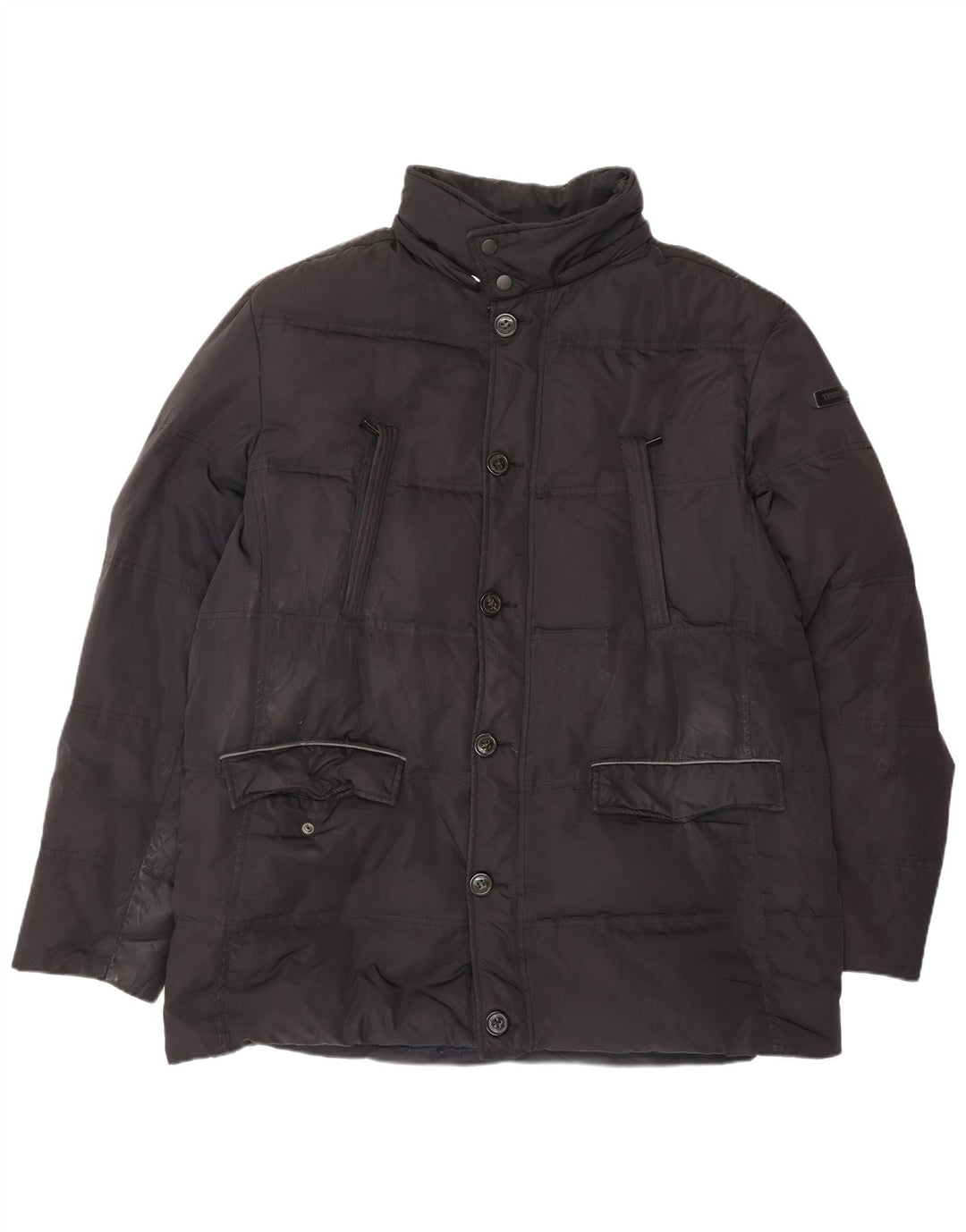 Jaqueta acolchoada masculina TRUSSARDI JEANS IT 56 3XL poliéster preto