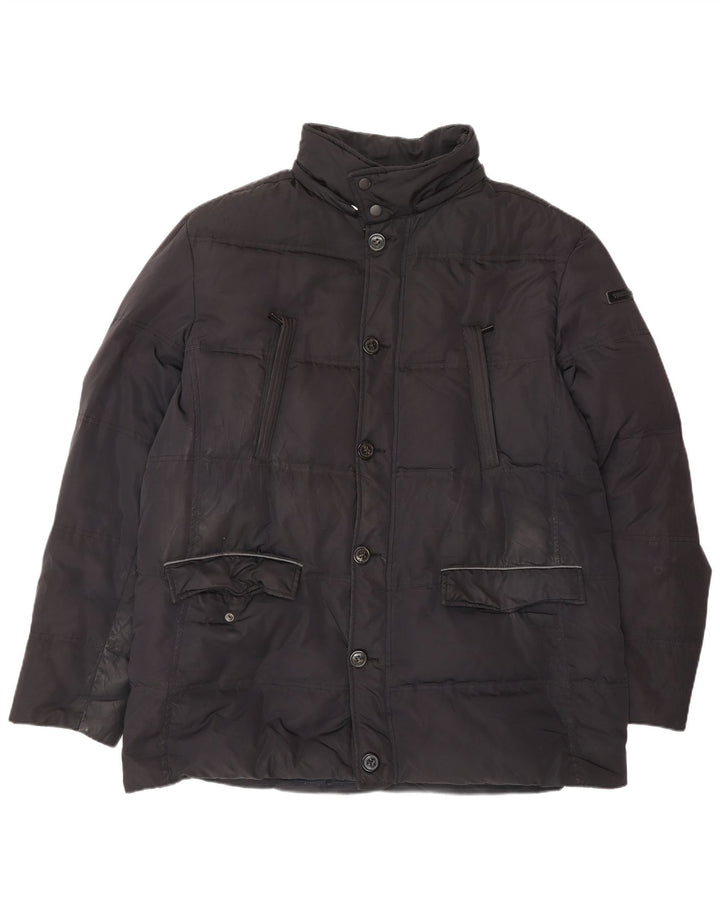 Jaqueta acolchoada masculina TRUSSARDI JEANS IT 56 3XL poliéster preto