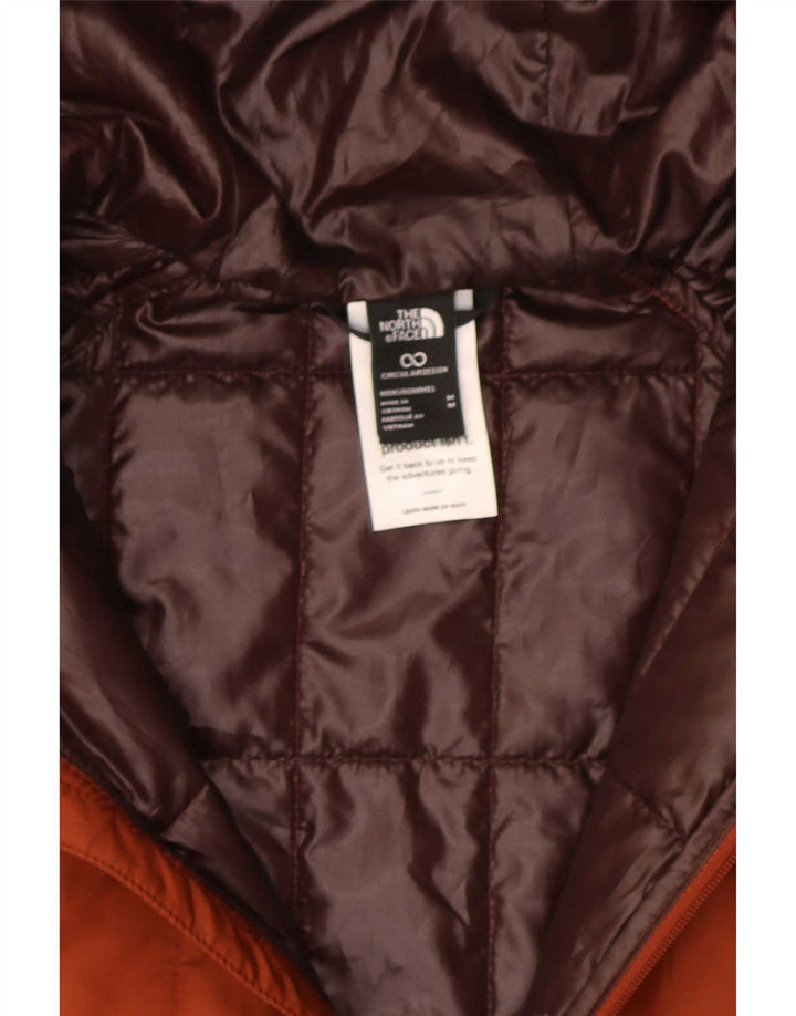 Jaqueta masculina acolchoada com capuz The North Face UK 38 marrom médio