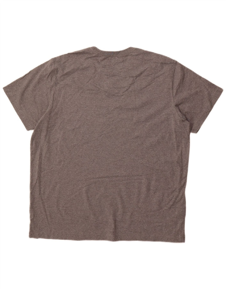 Camiseta masculina EDDIE BAUER Top XL algodão cinza