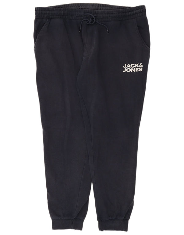 Calça de treino masculina Jack & Jones Graphic Joggers XL azul marinho algodão