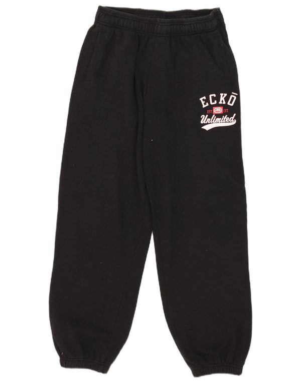 Calça esportiva masculina Ecko Unltd com estampa gráfica grande preta