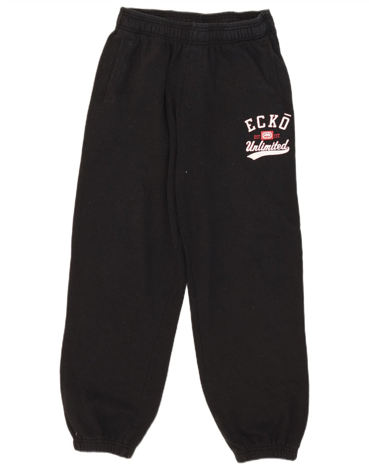 Calça esportiva masculina Ecko Unltd com estampa gráfica grande preta