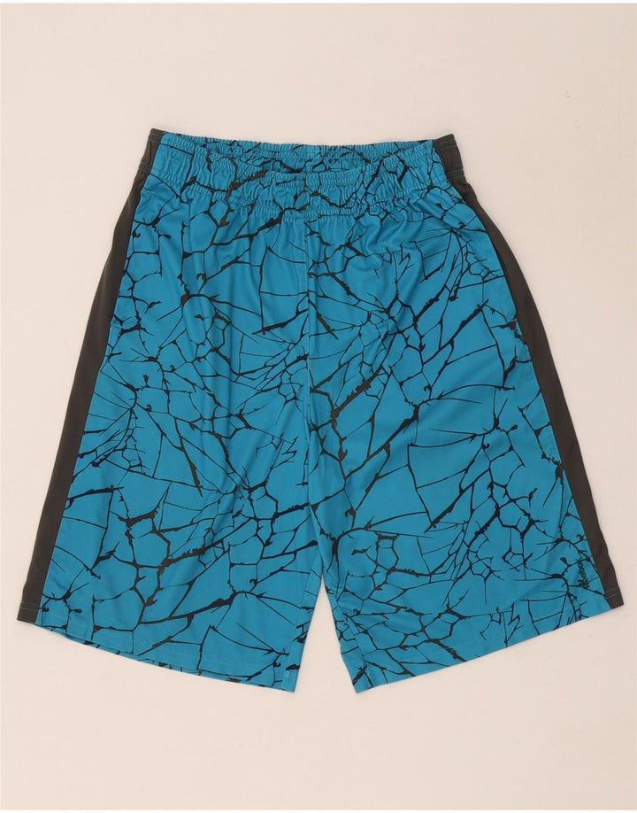 Shorts esportivos Reebok masculino Abstract Pattern XL azul poliéster