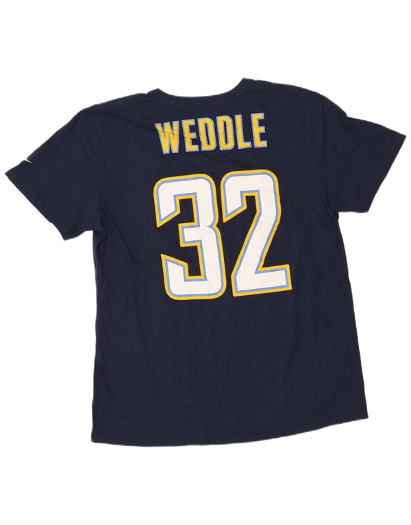 Camiseta Nike masculina Weddle Graphic Top XL azul marinho algodão