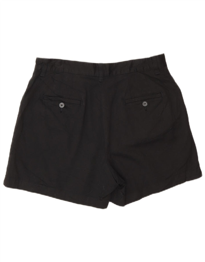 Lee Womens Khakis Casual Shorts EUA 10 Grande W32 Algodão Preto