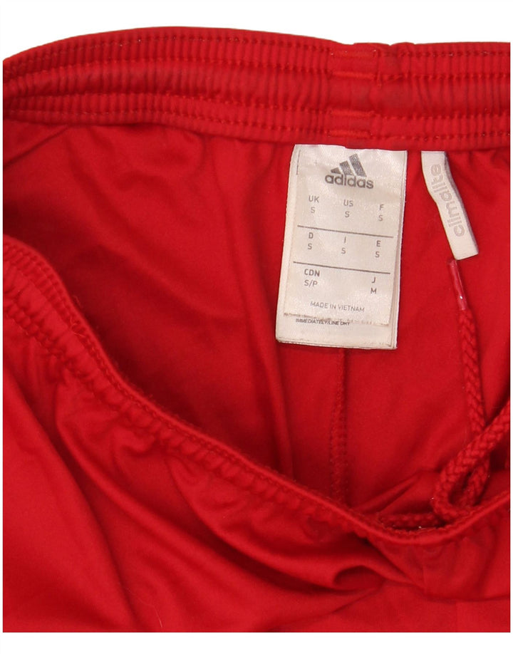 Adidas Mens Climalite Sport Shorts Pequeno Poliéster Vermelho