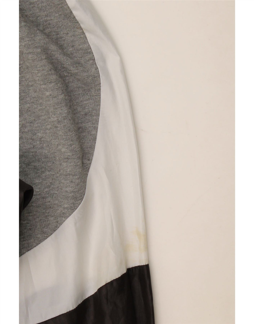 Suéter Puma masculino com capuz e zíper XL cinza bloco colorido