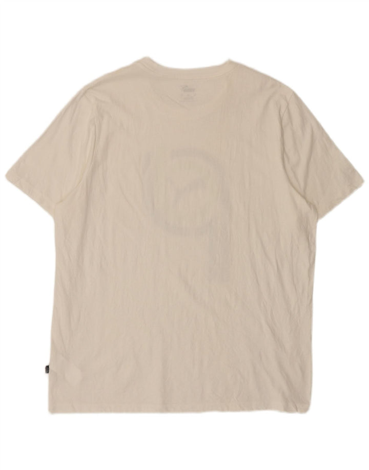 Camiseta masculina Puma Graphic Top XL algodão branco