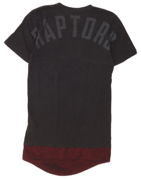 Camiseta Nike masculina com corte atlético gráfico top pequeno algodão preto manchado