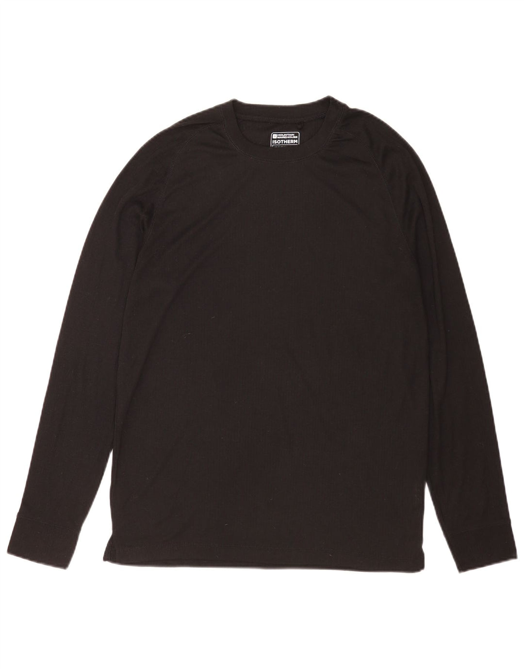 Mountain Warehouse Mens Top Manga Longa Grande Poliéster Preto
