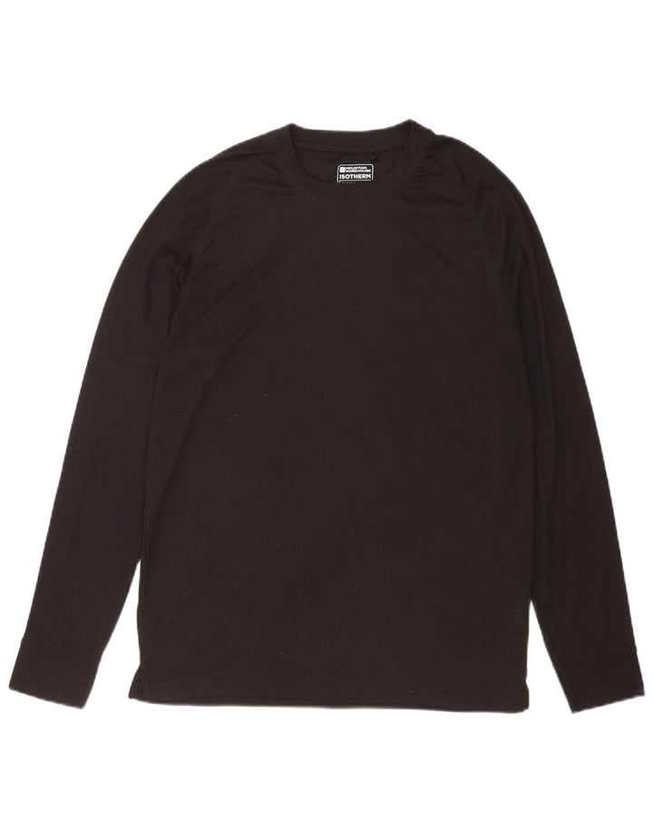 Mountain Warehouse Mens Top Manga Longa Grande Poliéster Preto