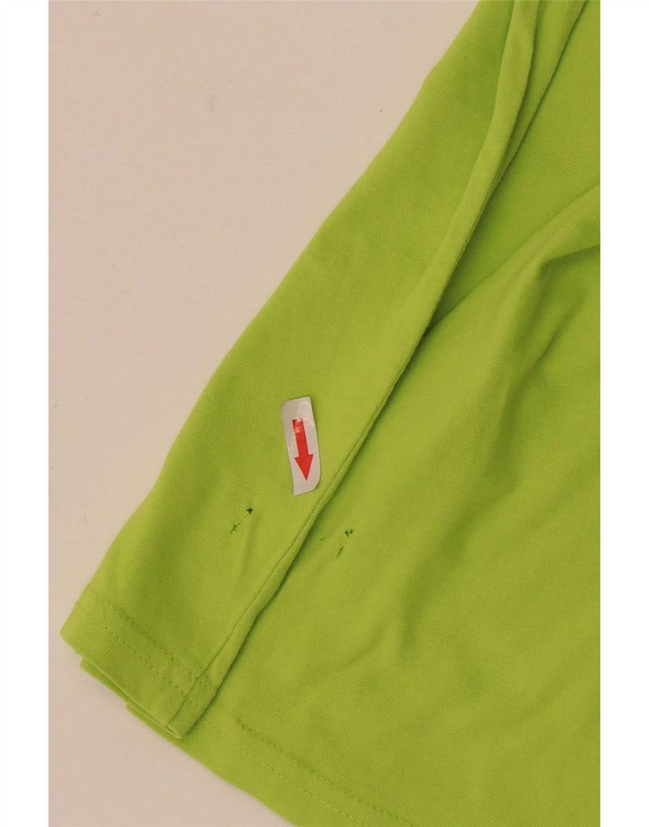 Ellesse Camiseta Masculina Top Pequeno Algodão Verde