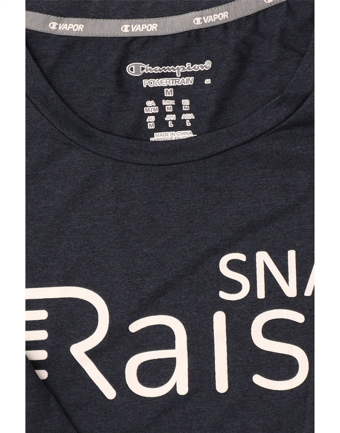 Camiseta feminina com estampa CHAMPION UK 14 médio azul marinho