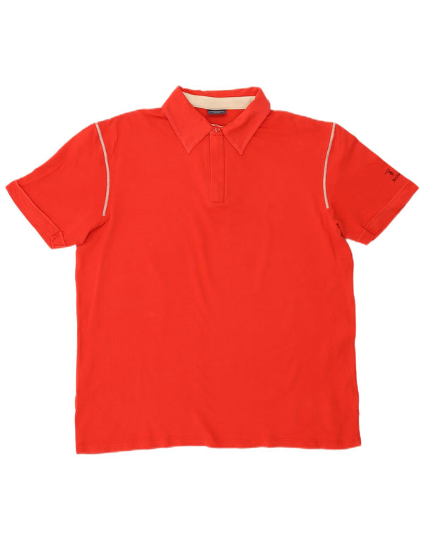 Camisa polo masculina Trussardi 2XL algodão vermelho