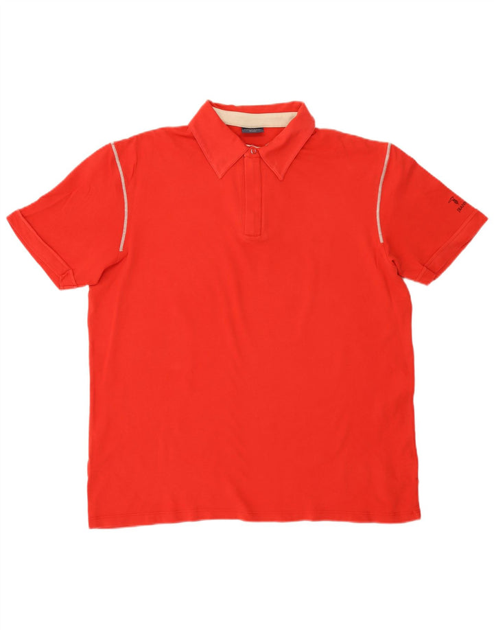 Camisa polo masculina Trussardi 2XL algodão vermelho