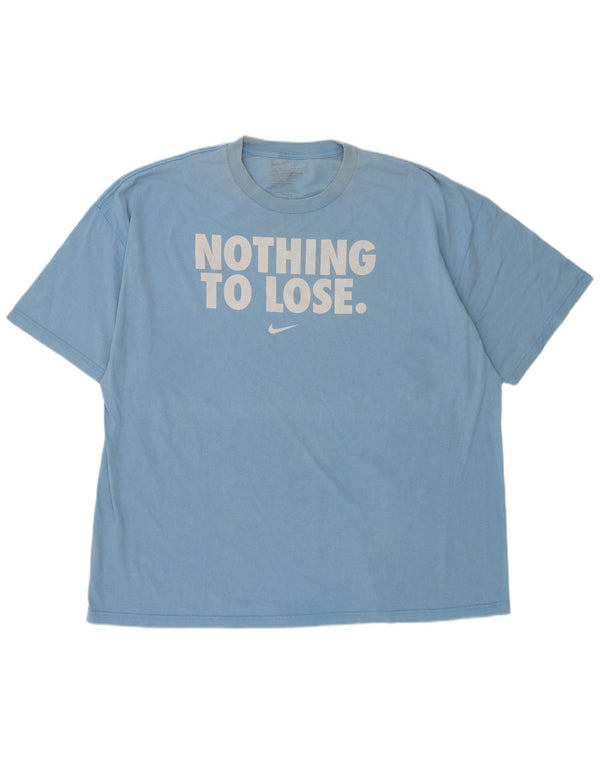 Camiseta Nike Masculina Loose Fit Graphic Top 3XL Azul