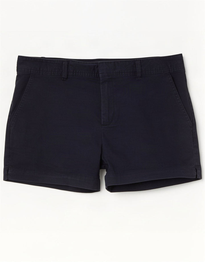 Shorts Chino Feminino Gap US 10 Grande W34 Azul Marinho Algodão