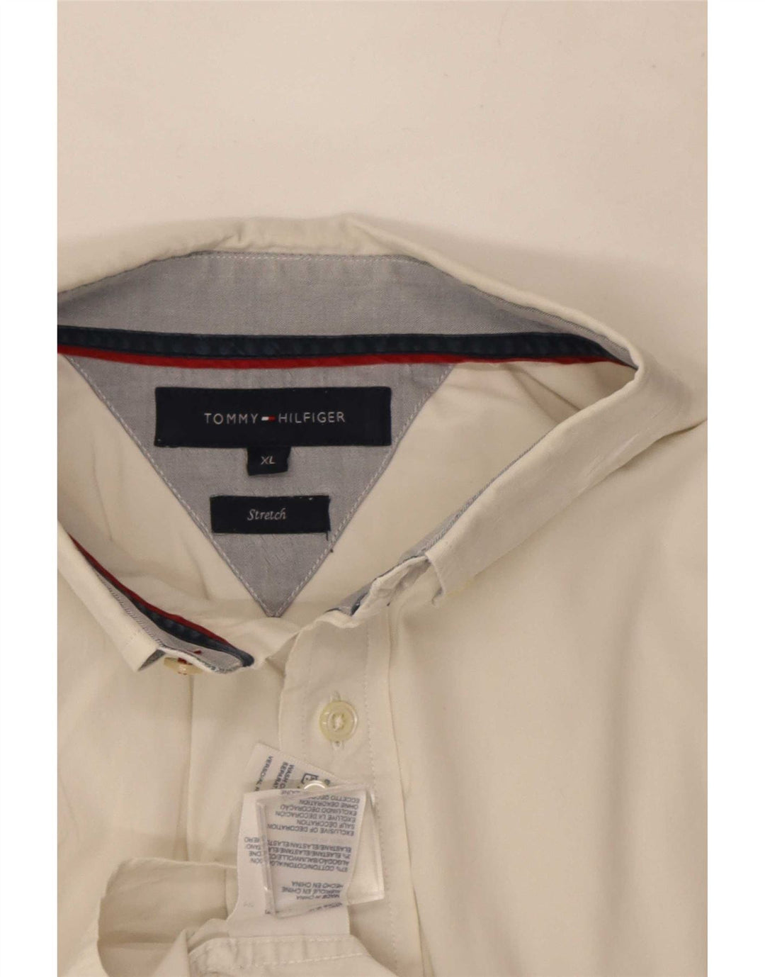 Camisa masculina Tommy Hilfiger XL algodão branco