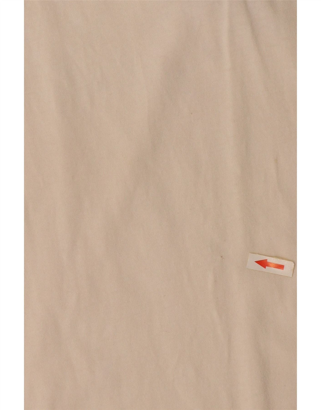 Camiseta masculina ASICS com decote em zíper grande branco