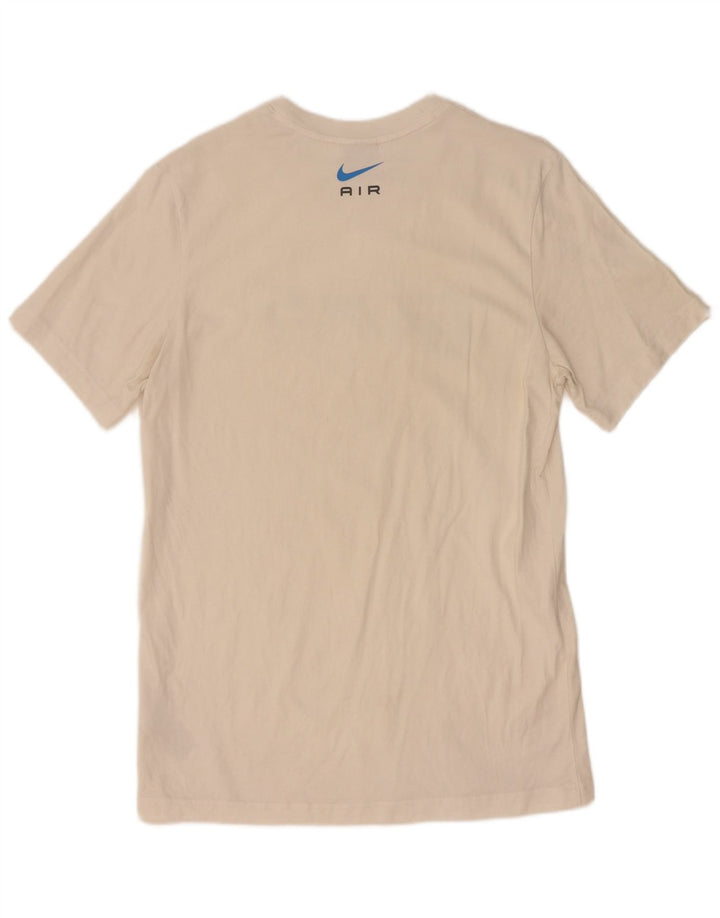 Camiseta Nike masculina gráfica Top médio algodão branco